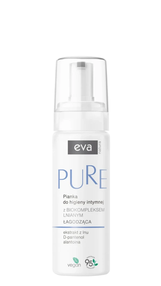 EVA NATURA PURE Pianka do higieny intymnej z biokompleksem lnianym